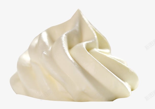 厚实的奶油裱花png免抠素材_88icon https://88icon.com 奶油蛋糕 新鲜淡奶油 蛋糕烘焙 裱花
