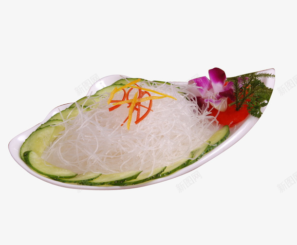 龙口粉丝黄瓜拼盘png免抠素材_88icon https://88icon.com 凉菜 宣传单页 成品图 拼盘 海报 美食 鲜花 黄瓜 龙口粉丝