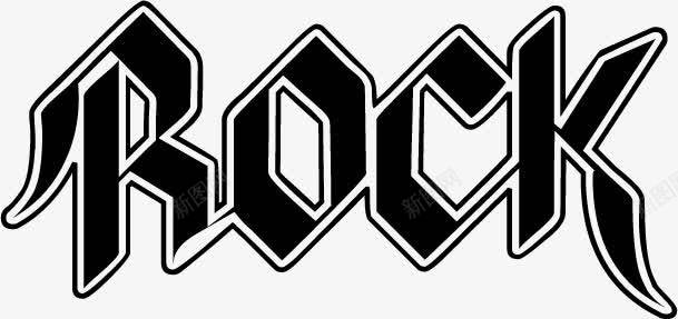 ROCK字体png免抠素材_88icon https://88icon.com rock 字母 字母艺术字 摇滚 艺术字设计 音乐 黑色