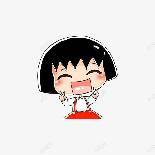 开心的小女孩png免抠素材_88icon https://88icon.com 卡通 可爱 女孩 小孩 小孩子的笑脸 小孩笑脸 开心 手绘 活泼小女孩 短发 笑口常开 裙子 高兴