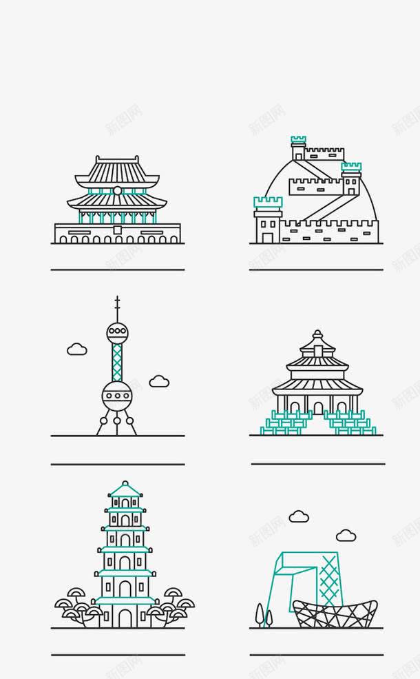 手绘简约线条古建筑png免抠素材_88icon https://88icon.com 中式建筑 古代建筑 古代铺子 古建筑手绘图 古风 建筑 手绘古建 简约手绘 线条