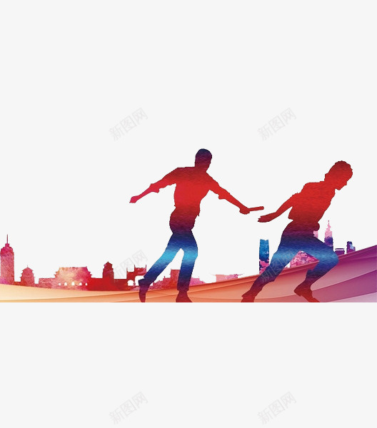 校园接力赛png免抠素材_88icon https://88icon.com 卡通 奔跑 手绘 接力写青春 接力棒 接力赛