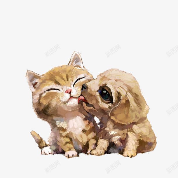 水彩宠物png免抠素材_88icon https://88icon.com 动物 卡通 可爱 宠物 手绘 狗狗 猫咪