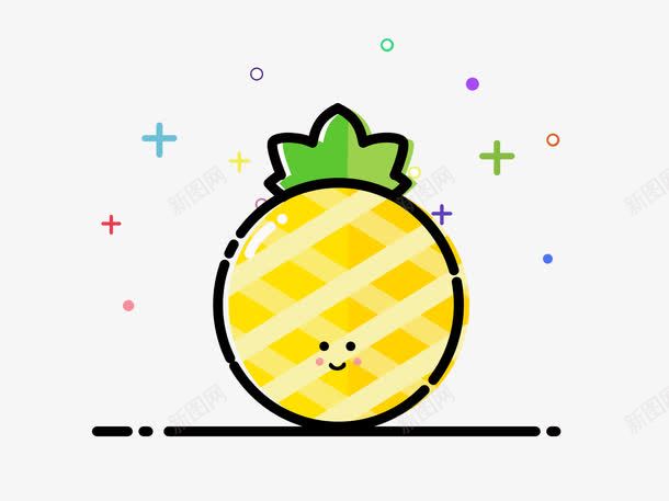 meb风格菠萝png免抠素材_88icon https://88icon.com meb风格 水彩 水果 菠萝