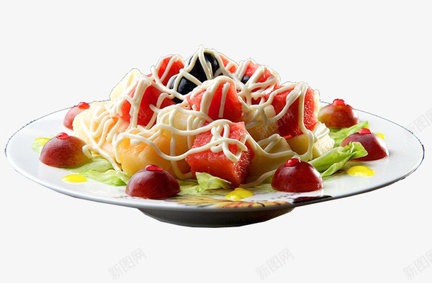 美味水果沙拉png免抠素材_88icon https://88icon.com 低脂 健康 水果沙拉 水果色拉 沙拉酱 维生素 美食 营养 西瓜