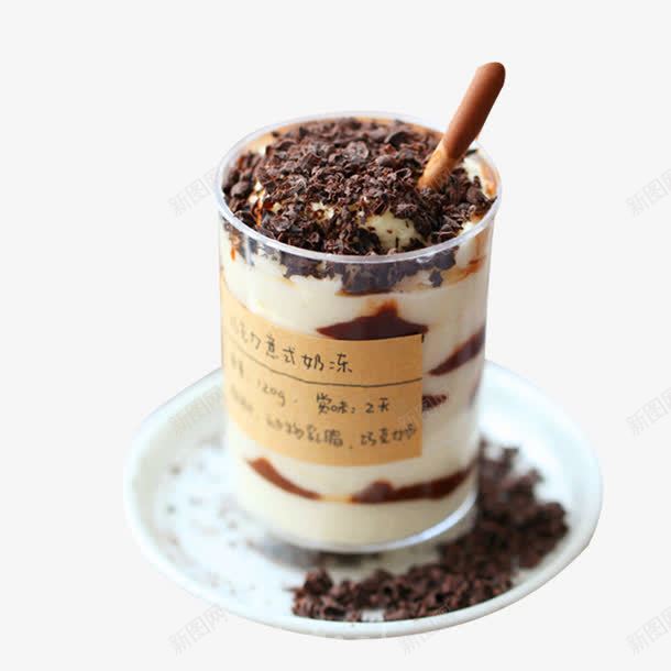 巧克力口味木糠杯png免抠素材_88icon https://88icon.com 小茶点素材 巧克力碎 木糠杯 茶点甜品