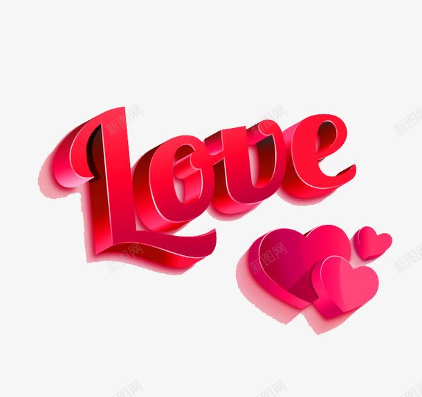 LOVE立体字png免抠素材_88icon https://88icon.com LOVE 婚恋元素 爱 立体字