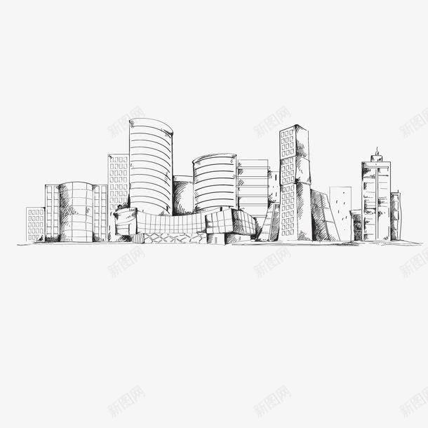 水彩建筑png免抠素材_88icon https://88icon.com 卡通 建筑 房子 手绘 水彩 简笔画 简约 素描 高楼