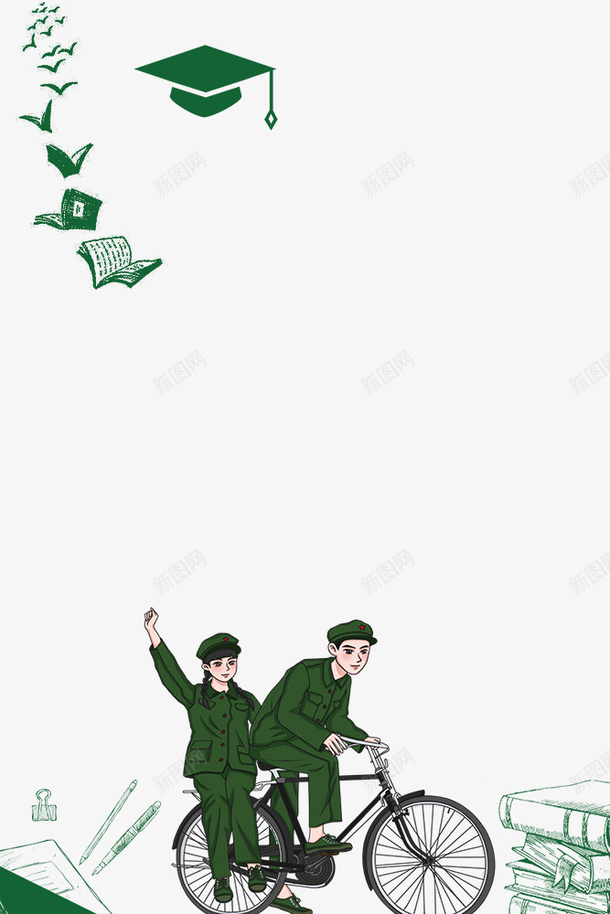 手绘五四青年节宣传海报边框psd免抠素材_88icon https://88icon.com 54 五四青年节 我的梦 我的青春 手绘 热血青春 知青 青春不散场 骑自行车的情侣