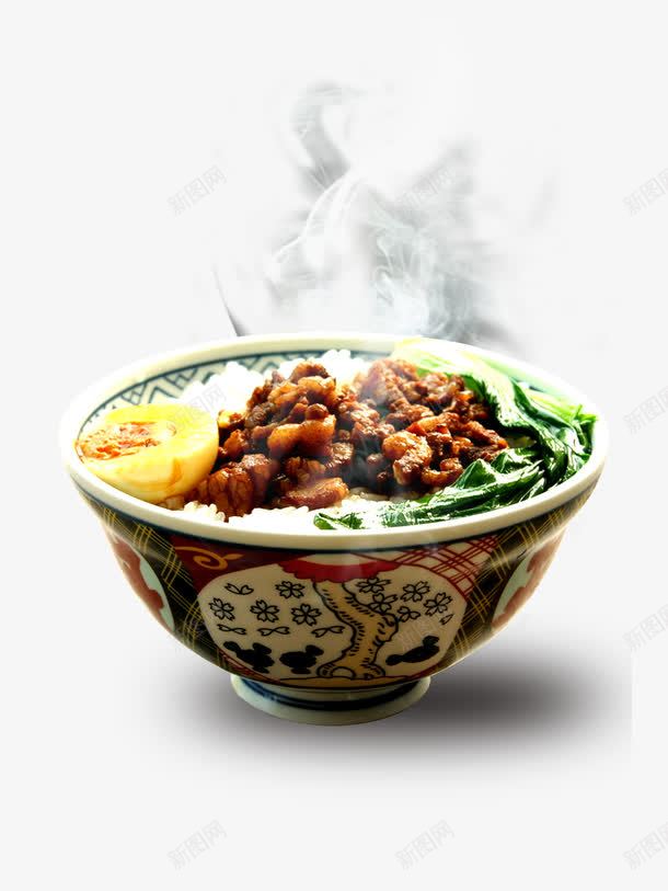 卤肉饭psd免抠素材_88icon https://88icon.com 卤肉饭 海报元素 碗 米饭 美食 露肉 香气