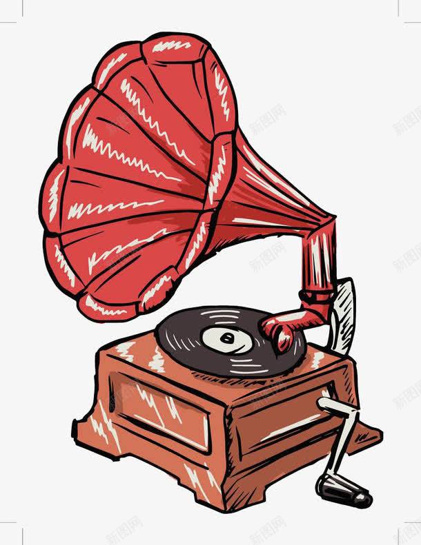 卡通留声机png免抠素材_88icon https://88icon.com 卡通留声机 古代喇叭 号外号外 唱机 喇叭 复古 怀旧 扩音器 播放机 留声机光碟 留声机手绘 留音机 老式 音乐