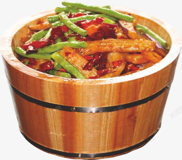 豆角木桶饭png免抠素材_88icon https://88icon.com 干辣椒 木桶饭 椁愰 璞嗚 米饭 绫抽 缇庨 美食 茄子 豆角 鏈楗 鑼勫瓙 餐饮 骞茶荆妞