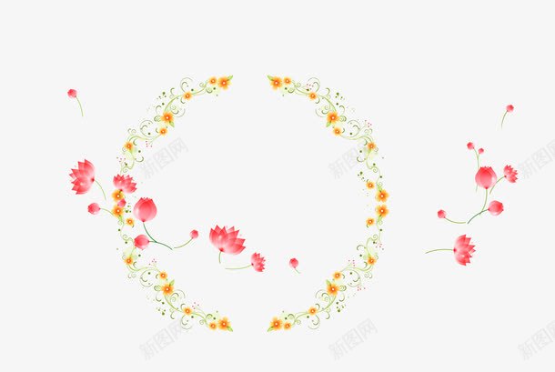 花纹边框片png免抠素材_88icon https://88icon.com 园艺 图案 婚纱 手绘水彩花卉 时尚 春天 植物 植物花纹 海报 相册 纪念日花纹 花卉 花朵 花环 装饰 设计 边框