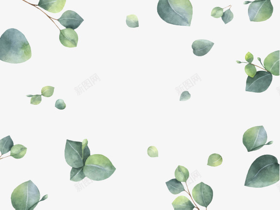 散落的叶子文艺清新森系植物png免抠素材_88icon https://88icon.com 散落的叶子 文艺 森系 森系女 植物 清新