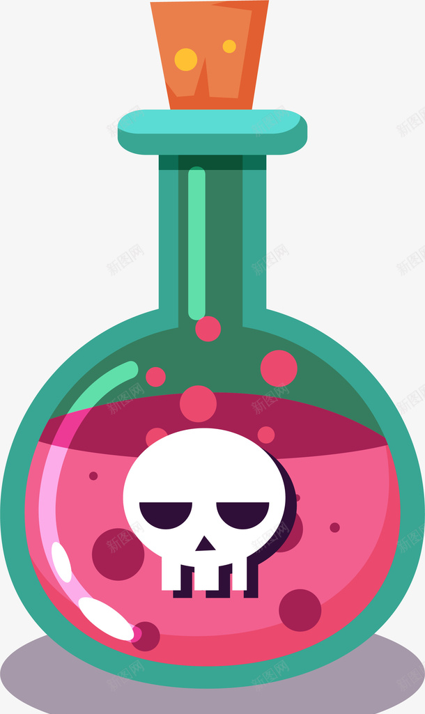 卡通彩色药水瓶矢量图eps免抠素材_88icon https://88icon.com 万圣节 化学品 卡通可爱 可爱 彩色 毒汤 毒药 矢量图 矢量图案 药水 装饰