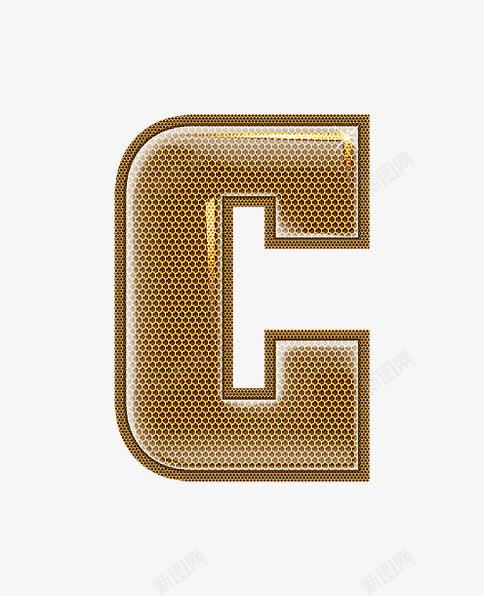 金属网字母Cpng免抠素材_88icon https://88icon.com 创意数字 机械风 金属网字母数字