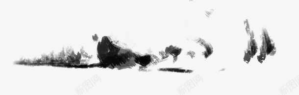 山水墨画png免抠素材_88icon https://88icon.com 墨画 山水