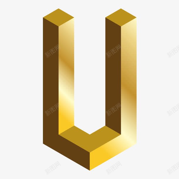 金色c4d英文字母U立体艺术字png免抠素材_88icon https://88icon.com 3D立体效果 c4d立体艺术字 三维立体字母 广告字体 海报字体 立体字母 立体方块字母 艺术字 英文字母U 金色C4D立体字母