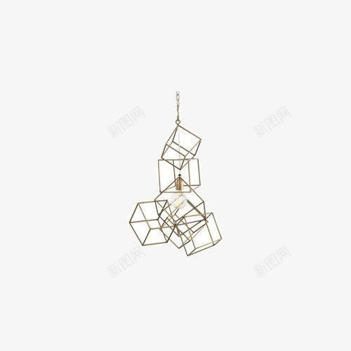 立方体透明挂饰png免抠素材_88icon https://88icon.com 吊灯 家居 挂饰 效果元素