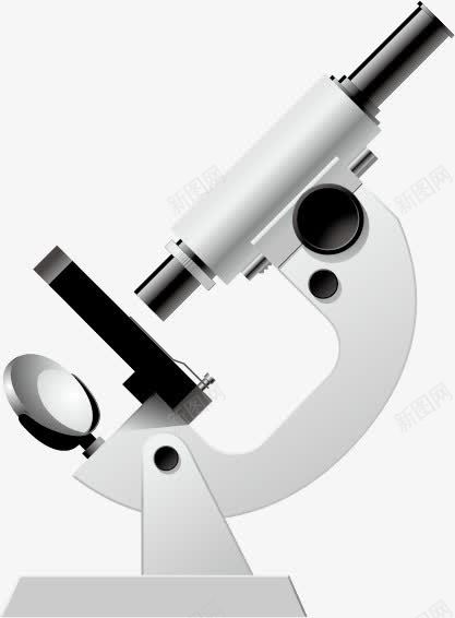显微镜矢量图ai免抠素材_88icon https://88icon.com 化学研究 医学研究 器械 显微镜 生物研究 矢量图 载玻片