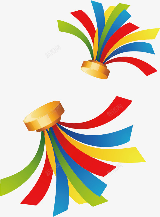 彩色毽子矢量图ai免抠素材_88icon https://88icon.com 卡通 母婴 毽子 玩具 矢量图