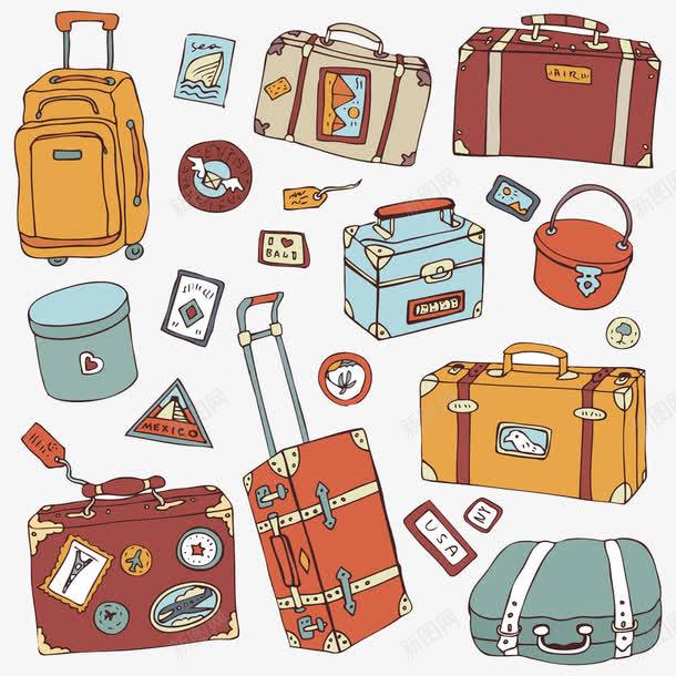 旅游背包png免抠素材_88icon https://88icon.com 夏天 夏日 太阳 太阳伞 床 度假 手柄 旅游 旅行箱 比基尼 饮料