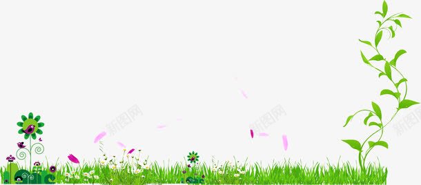 手绘绿色清明踏青海报png免抠素材_88icon https://88icon.com 海报 清明 绿色 踏青