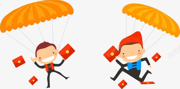 卡通跳伞的人物png免抠素材_88icon https://88icon.com 卡通跳伞的人物矢量素材红包促销广告创意广告卡通男孩跳伞降落伞卡通人物漫画人物插画矢量人物插图日常生活矢量人物