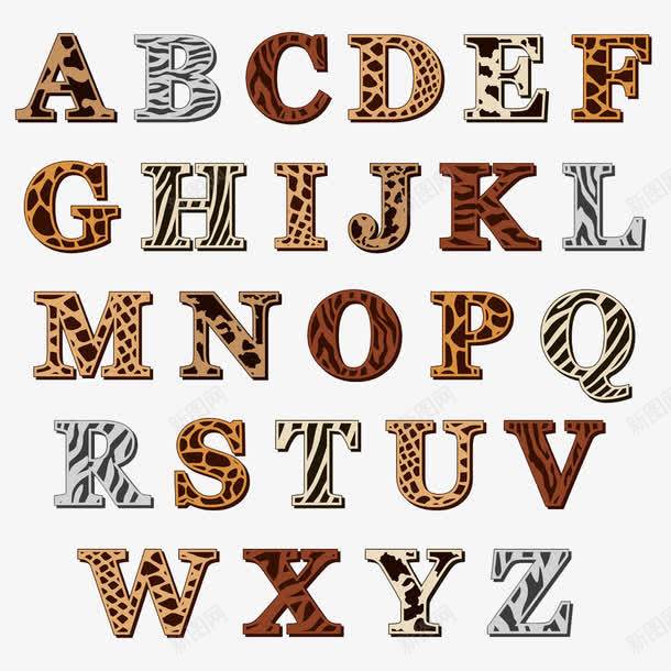 斑点动物英文字母png免抠素材_88icon https://88icon.com 儿童英语 动物 少儿英语 斑点 英语