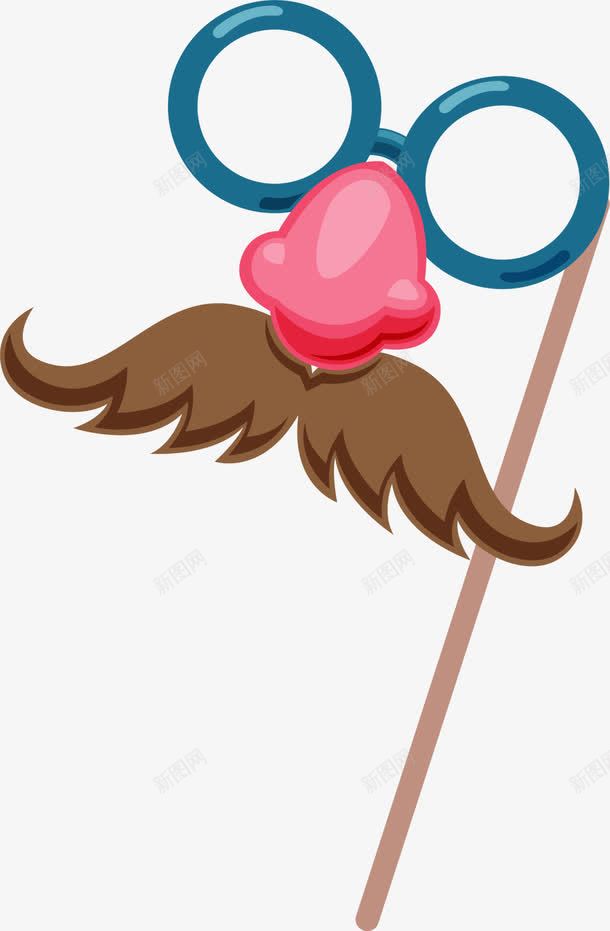愚人节卡通大胡子面具png免抠素材_88icon https://88icon.com 4月1号 大胡子面具 小丑 恶作剧 愚人节 愚人节面具 马戏团