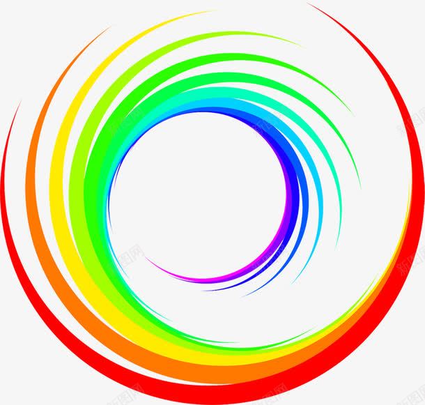 彩色圆形快印宣传单页png免抠素材_88icon https://88icon.com 圆形 宣传单 彩色