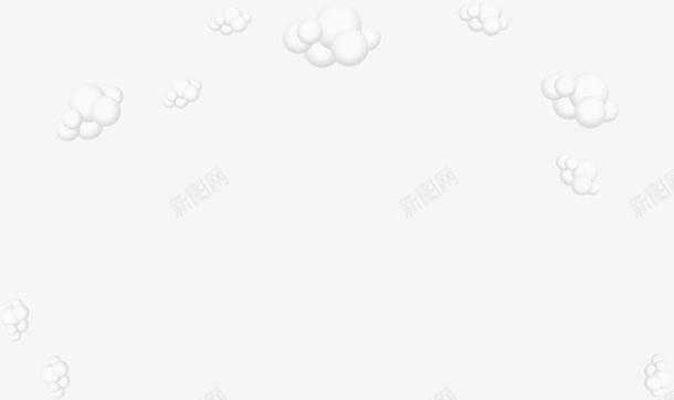 白色手绘气球png免抠素材_88icon https://88icon.com 气球 白色 设计