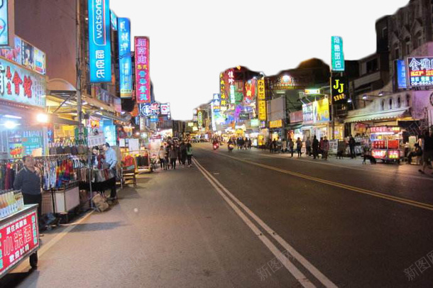 整洁繁华街道景观png免抠素材_88icon https://88icon.com 傍晚 大街小巷 小吃 干净整洁 热闹 繁华街道 购物街 路边摊 霓虹灯 黄昏夜景
