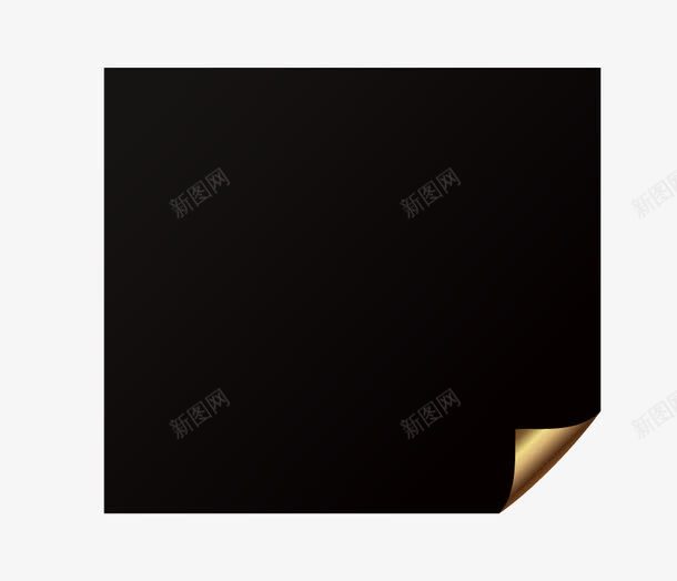 黑色折页边框矢量图eps免抠素材_88icon https://88icon.com 折页边框 矢量边框 矢量边框免扣素材 边框素材 矢量图
