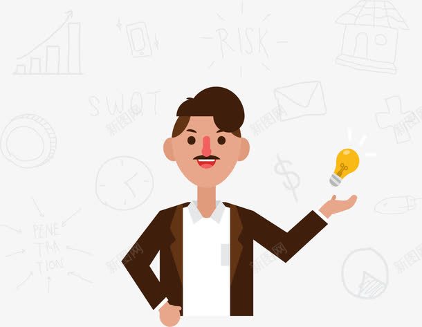 课程讲解png免抠素材_88icon https://88icon.com 创意 大学讲师 授课 讲课
