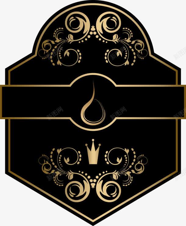 黑金大气框架png免抠素材_88icon https://88icon.com 免抠PNG 大气 框架 背景 花藤 边框纹理 黑金