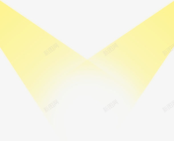 黄色聚光灯png免抠素材_88icon https://88icon.com 扁平化 灯光 舞台 黄色