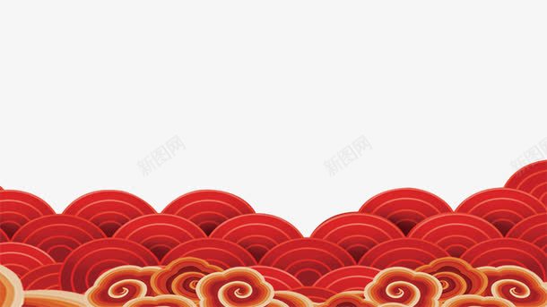 祥云底栏花边纹理png免抠素材_88icon https://88icon.com 卡通手绘 祥云底栏 美丽的祥云 花纹 花边 设计纹理