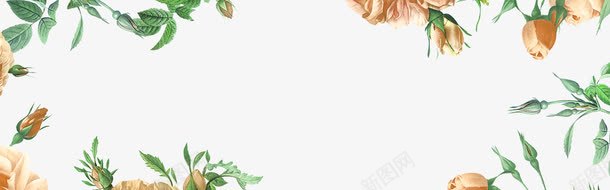 清新创意春季海报装饰背景png免抠素材_88icon https://88icon.com 创意设计 春天 春季 树叶 清新 花朵 装饰 边框