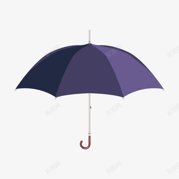 紫色雨伞png免抠素材_88icon https://88icon.com 撑起 渐变 紫色 纹理 花纹 质感 金属 雨伞
