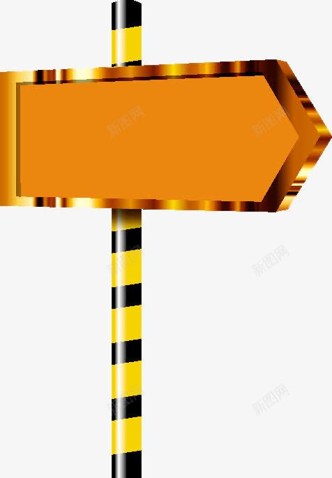 卡通方向指向牌png免抠素材_88icon https://88icon.com 卡通 指向牌 方向 标题框 箭头