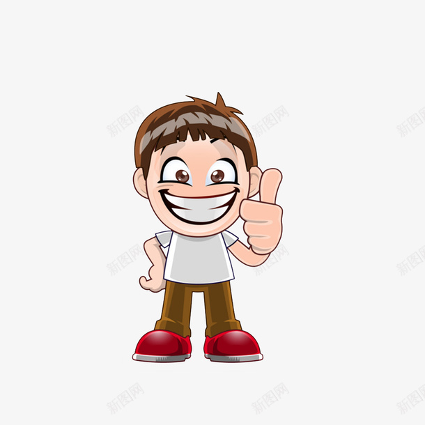 卡通咧大嘴巴笑着点赞的小男孩素png免抠素材_88icon https://88icon.com 卡通咧大嘴巴笑着点赞的小男孩素材免费下载 卡通男孩 咧大嘴巴笑 大拇指 笑口常开 红色鞋子 赞表情