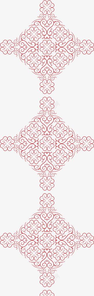 中式手绘红色边条png免抠素材_88icon https://88icon.com 彩色边条 手绘红色边条 手绘边条 欧式边条 红色边条 花纹 装饰边条 边条
