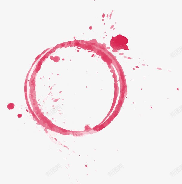 手绘粉色水滴圆圈png免抠素材_88icon https://88icon.com 小清新 手绘圆圈 水彩 画圈 简约 粉色圆圈 粉色水滴