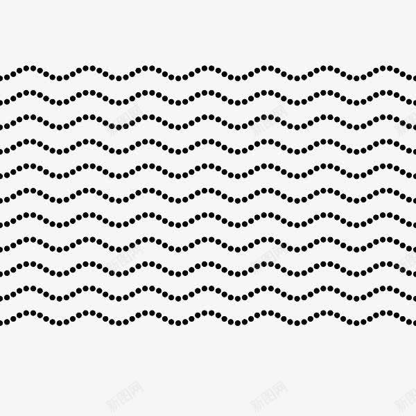 手绘波浪曲线虚线png免抠素材_88icon https://88icon.com 不规则波浪纹 不规则波浪线 几何曲线 手绘 曲线 波浪曲线 波浪线 虚线 黑色