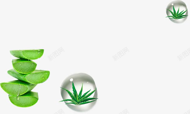 气泡png免抠素材_88icon https://88icon.com 气泡 绿色 芦荟胶