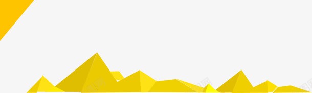 立体装饰几何图形png免抠素材_88icon https://88icon.com 几何图形 立体假山 立体装饰 黄色