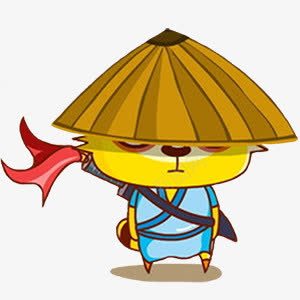 草帽侠客png免抠素材_88icon https://88icon.com 侠客 侠客插画 动画 卡通 彩色