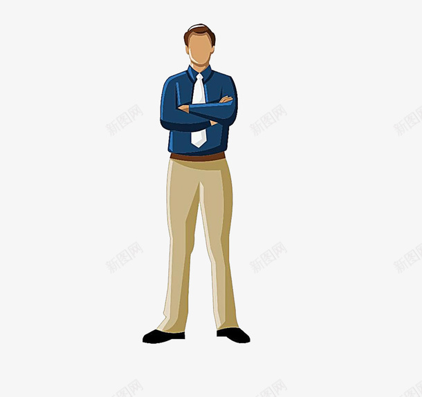 卡通人物全身形象png免抠素材_88icon https://88icon.com 人 人全身 全身 单人全身 卡通 干练 男性 站立的人