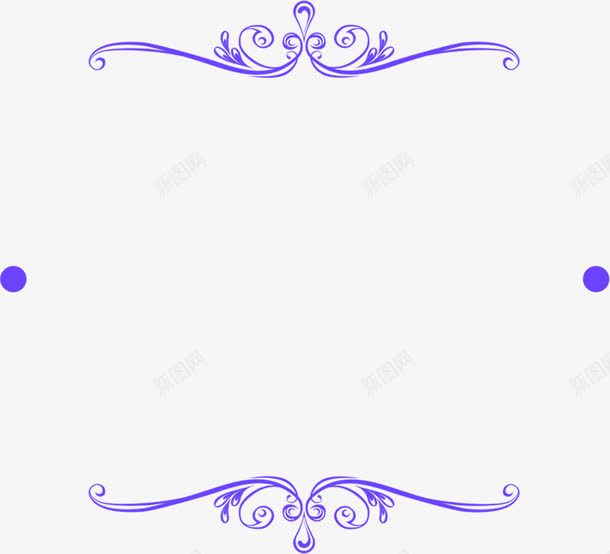 蓝色婚礼花纹边框png免抠素材_88icon https://88icon.com 婚礼 花纹 蓝色 边框